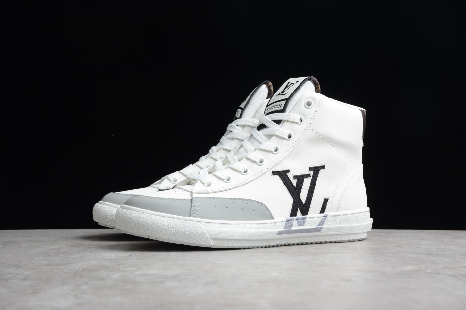 LV Charlie Sneaker Boot White 1A9JMT  PerfectKicks Sale All 1:1 Version  Sneakers